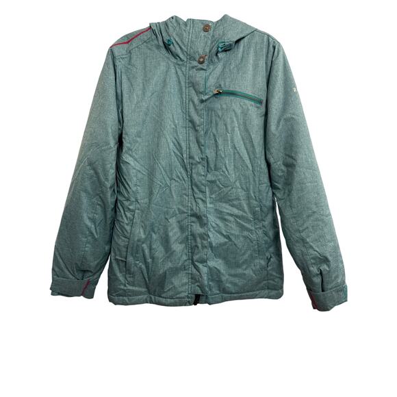 Roxy Women Teal Snow Jacket - Picture 1 of 12